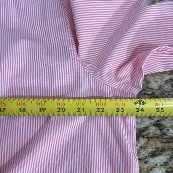 INC International Concepts Floral Embroidery Tie Waist Striped Blouse Top XL - Picture 9 of 10